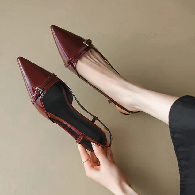 Ondine | Décolleté slingback con tacco kitten