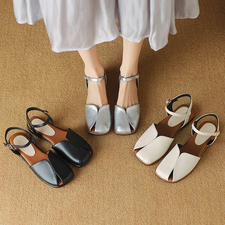 Lorena | Ballerine slingback con fibbia