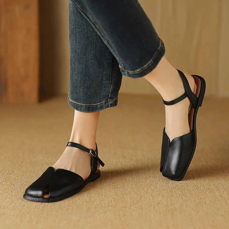 Lorena | Ballerine slingback con fibbia
