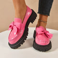 Nori | Scarpe con plateau e fiocco