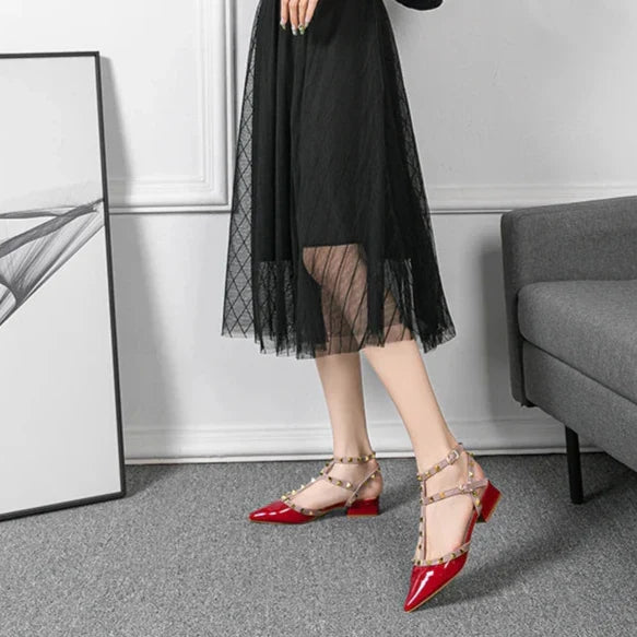 Freja | Scarpe con cinturino e borchie