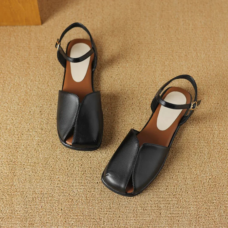 Lorena | Ballerine slingback con fibbia