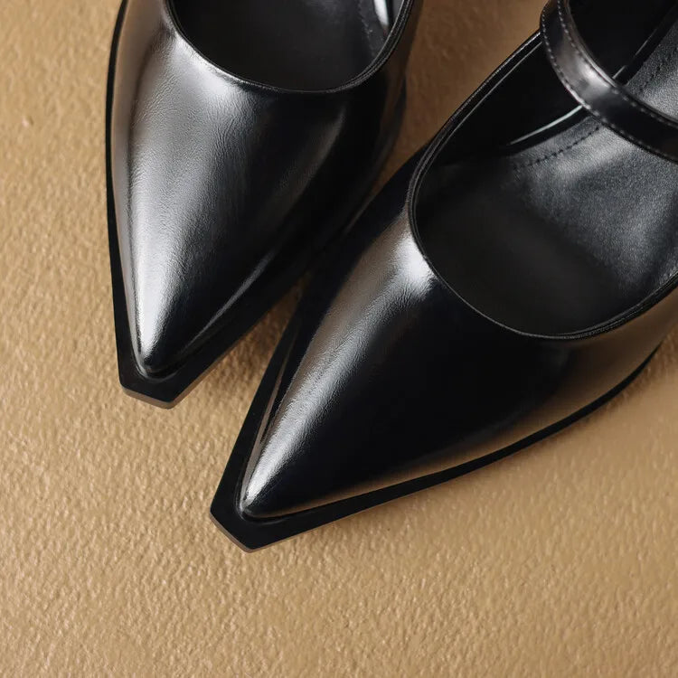 Maden | Mary Jane in vera pelle lucida