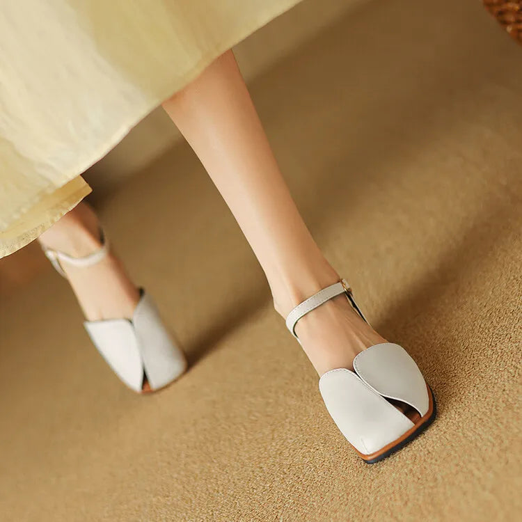 Lorena | Ballerine slingback con fibbia