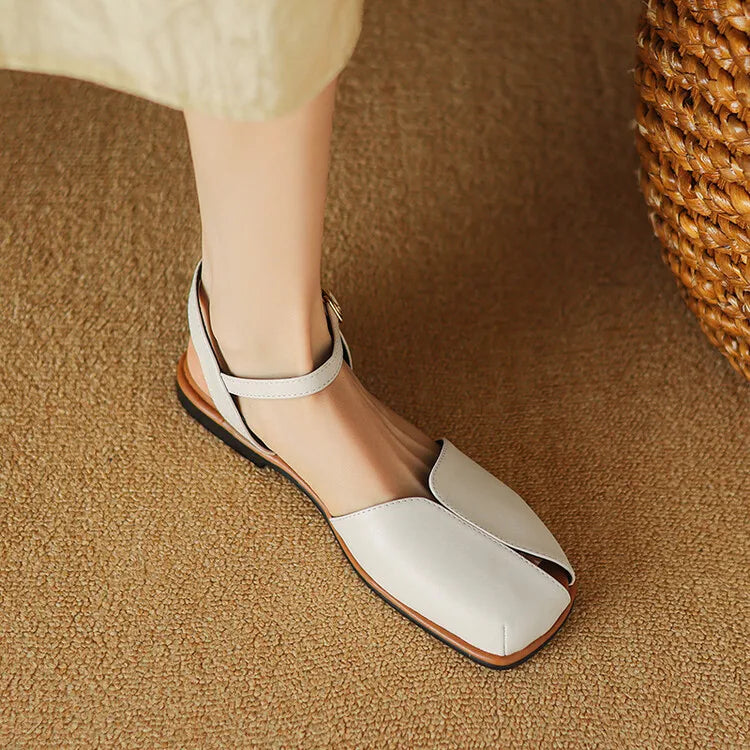 Lorena | Ballerine slingback con fibbia