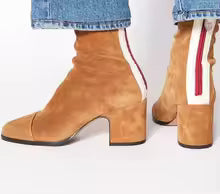 Madeleine – Stivaletti kaki a contrasto