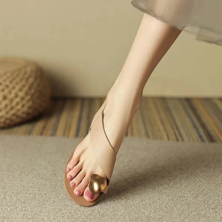 Ada | Ballerine con anello metallico