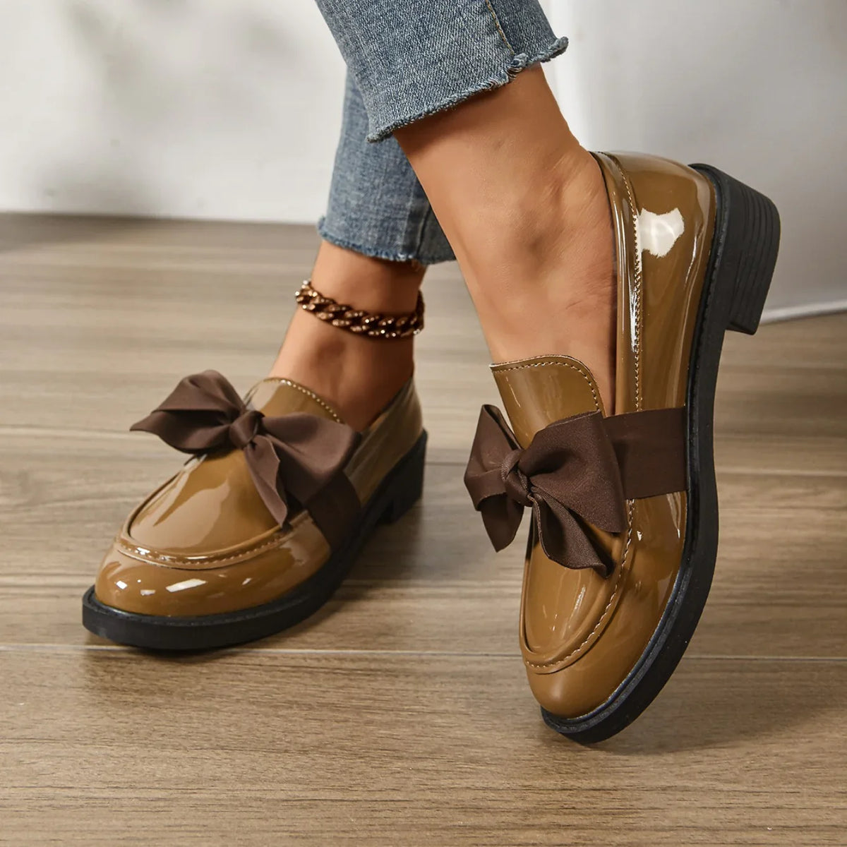 Kelis | Mocassini con fiocco e plateau