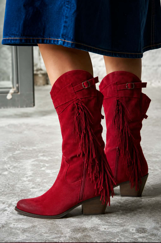 Ariane – Stivaletti western bordeaux