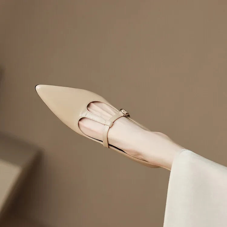 Rabeca | Décolleté in vera pelle