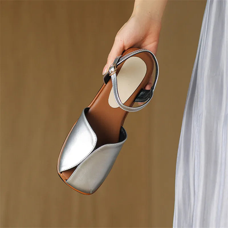 Lorena | Ballerine slingback con fibbia