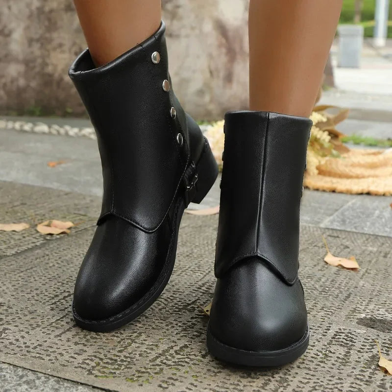 Midtown – Stivali stile cavallerizzo con tacco largo