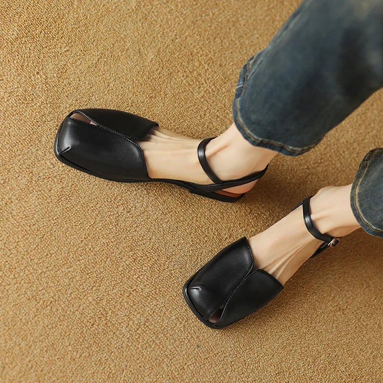 Lorena | Ballerine slingback con fibbia