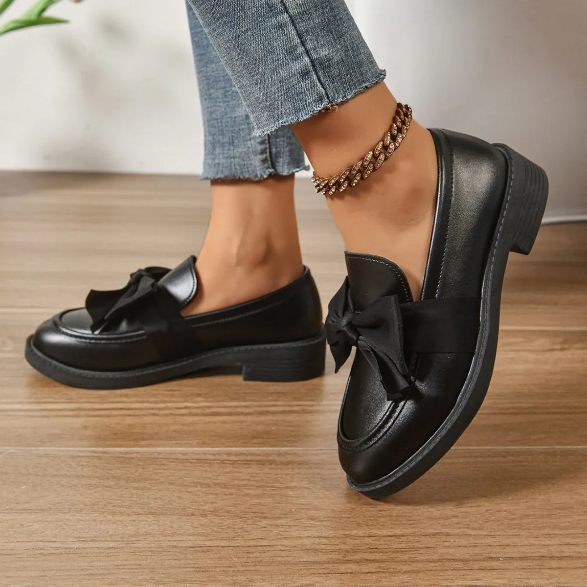 Kelis | Mocassini con fiocco e plateau
