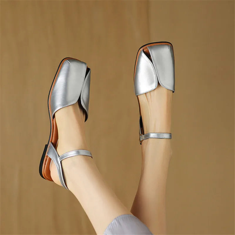 Lorena | Ballerine slingback con fibbia