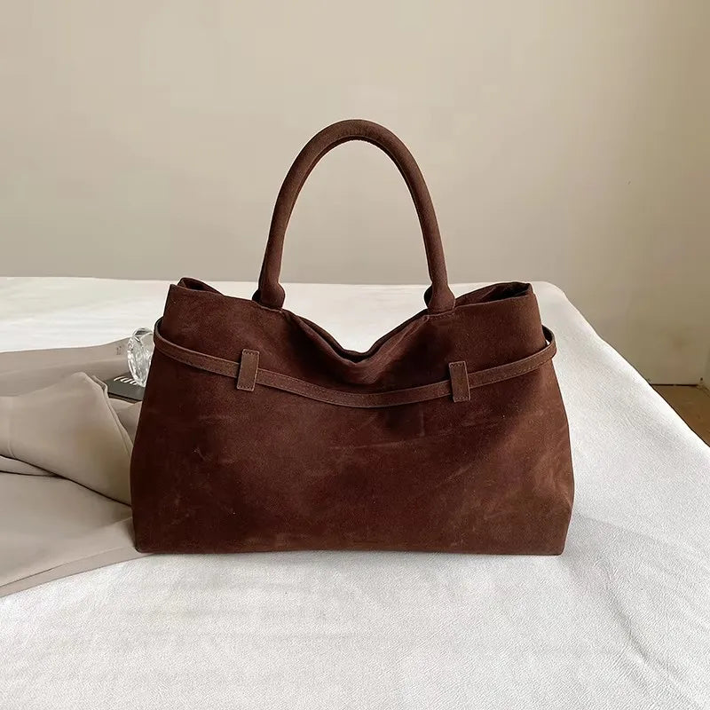 Women's Suede Tote Bag - Esmé