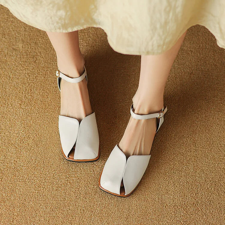Lorena | Ballerine slingback con fibbia