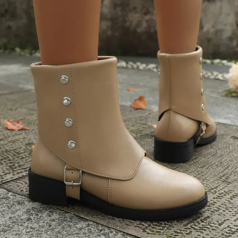 Midtown – Stivali stile cavallerizzo con tacco largo