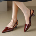 Ondine | Décolleté slingback con tacco kitten