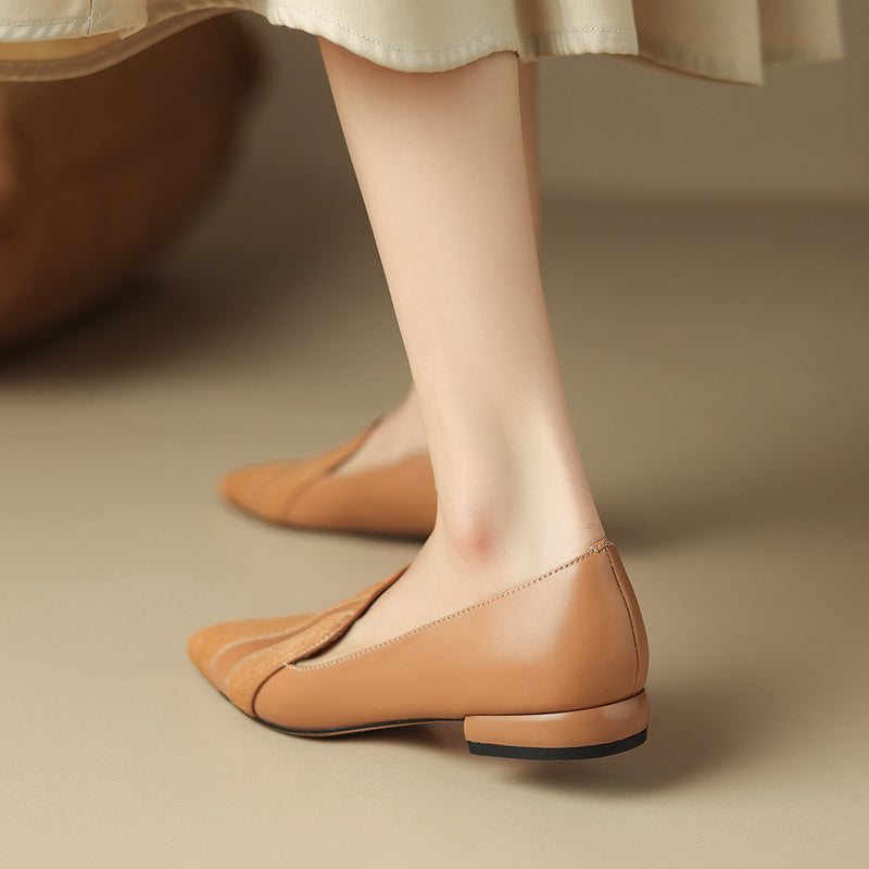 Kiara | Ballerine in vera pelle effetto cavallino