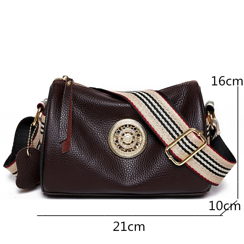Orlane Small Leather Shoulder Bag