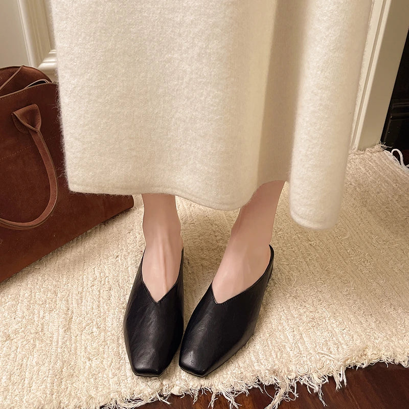Lyra | Mules effetto metallizzato