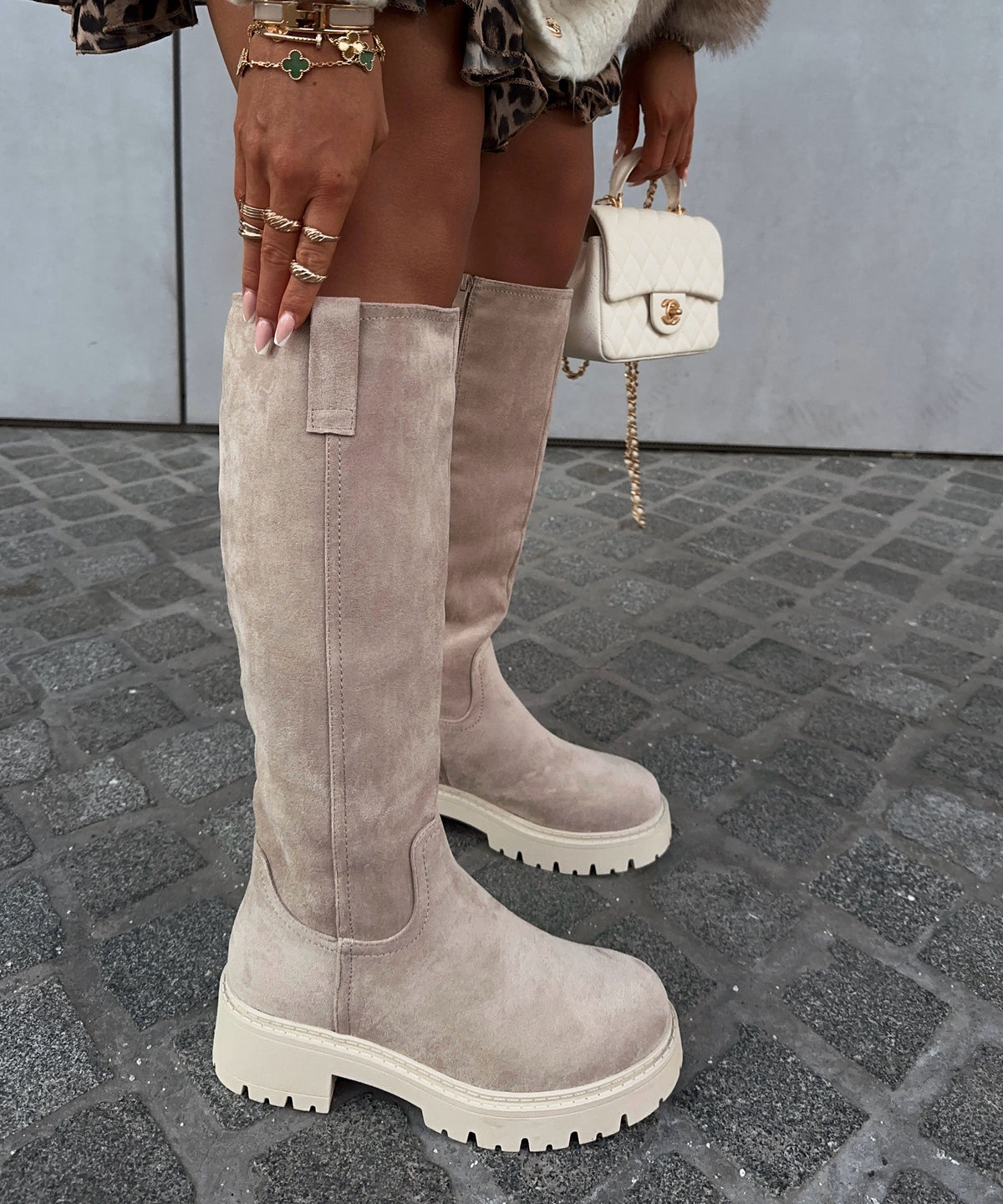 Chira | Stivali foderati beige
