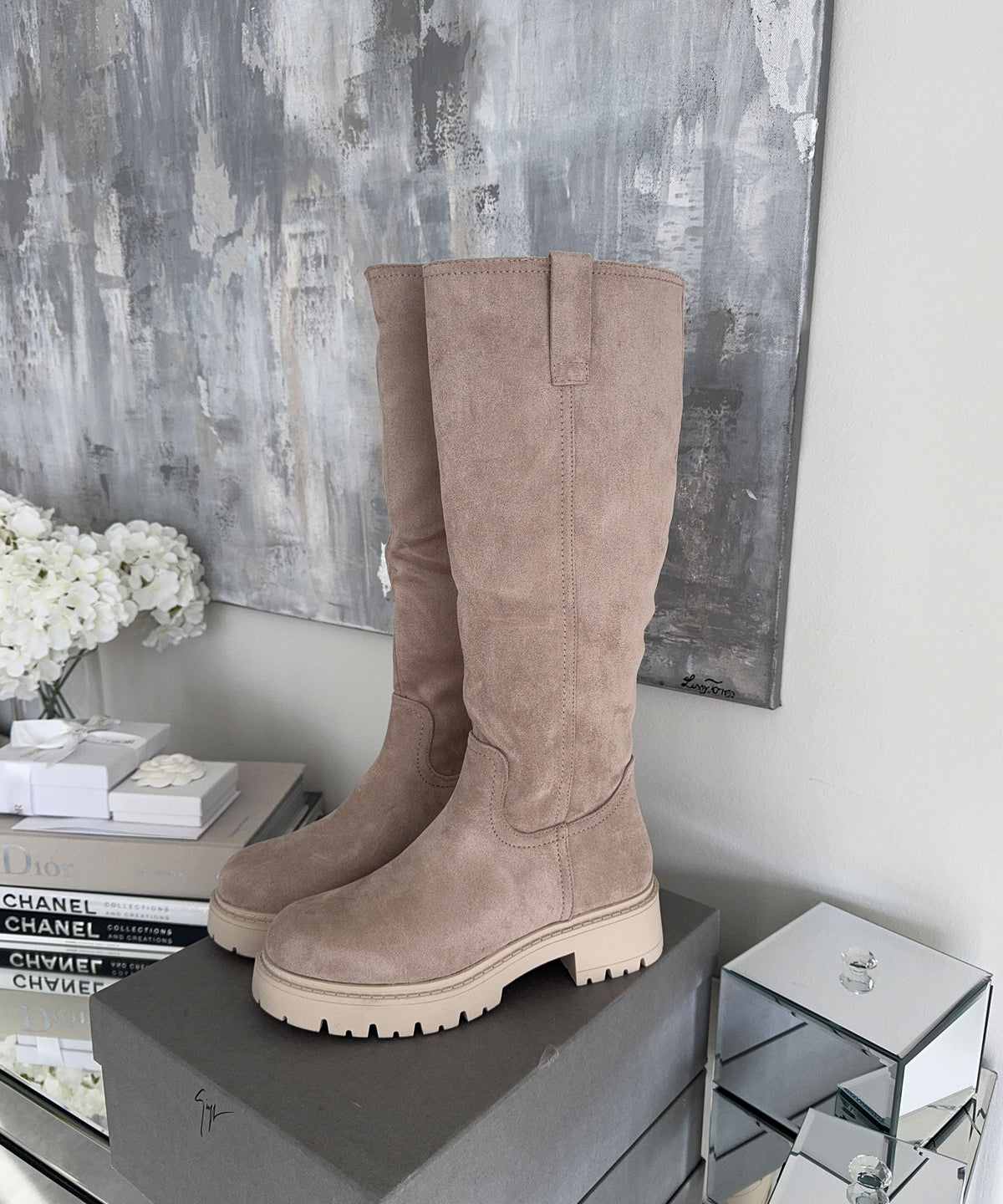 Chira | Stivali foderati beige