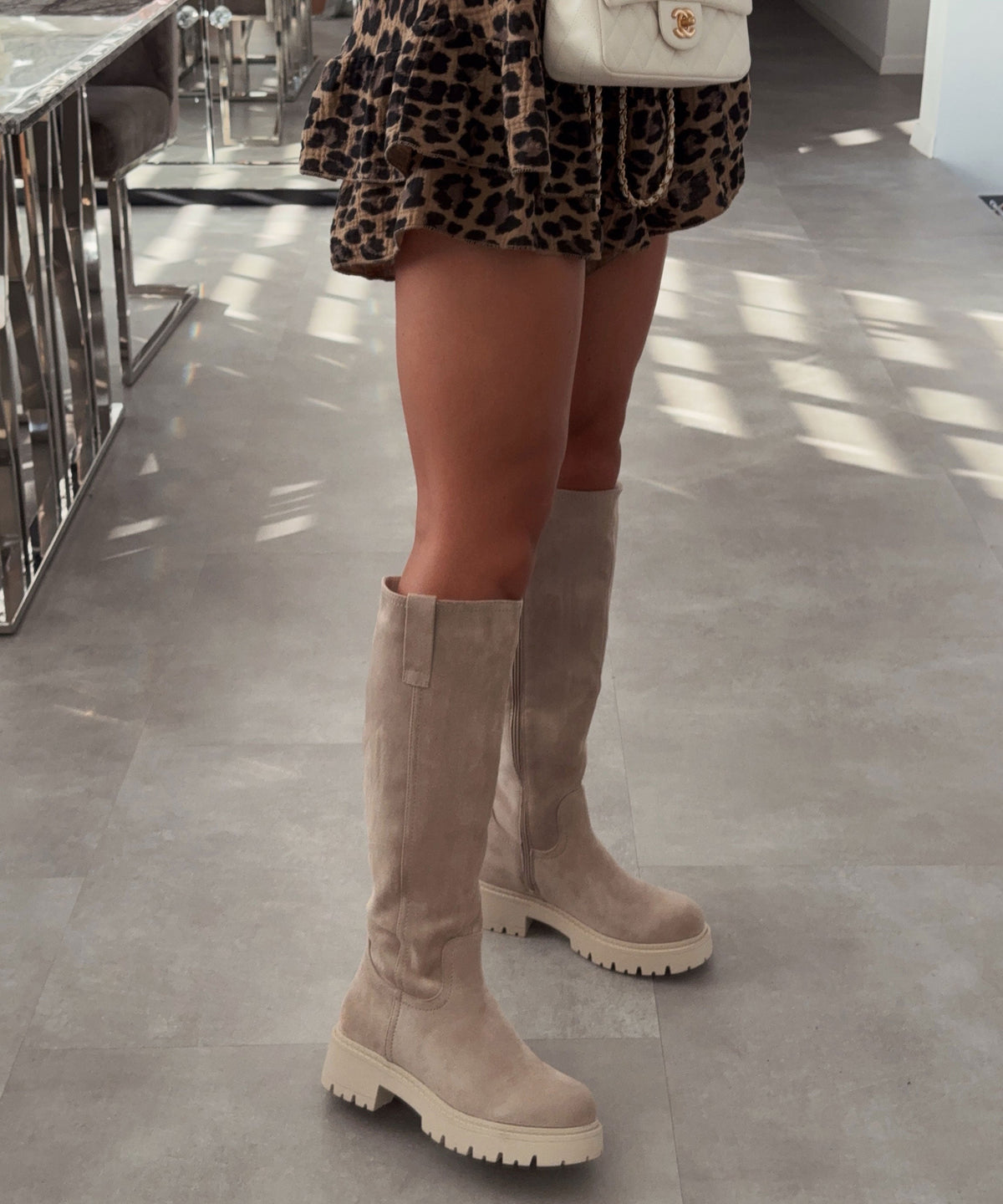 Chira | Stivali foderati beige