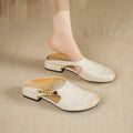 Galia | Mules in vera pelle con catena