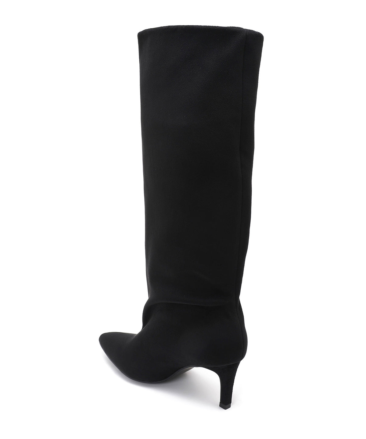 Auri | Stivali stiletto effetto scamosciato neri