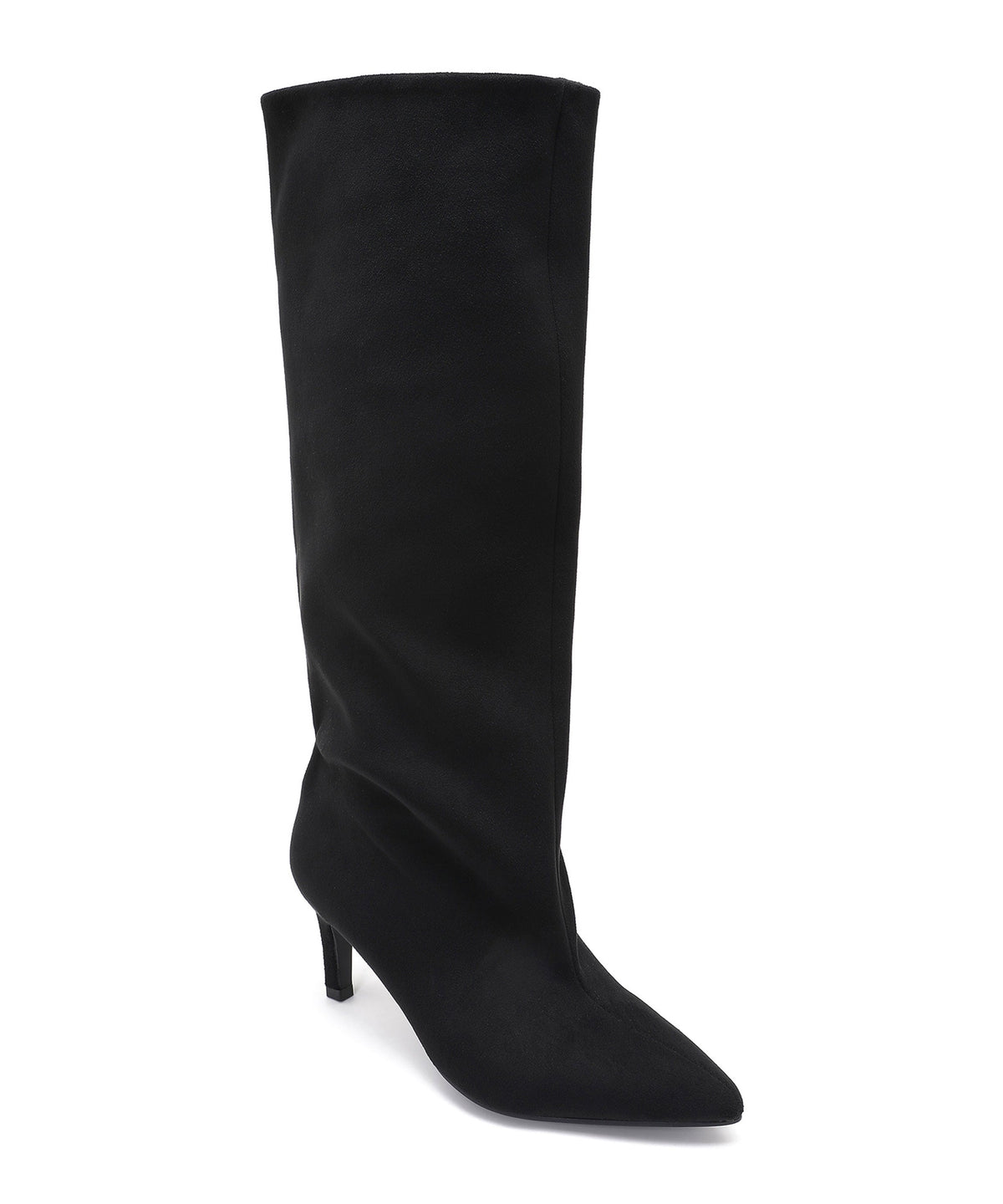 Auri | Stivali stiletto effetto scamosciato neri