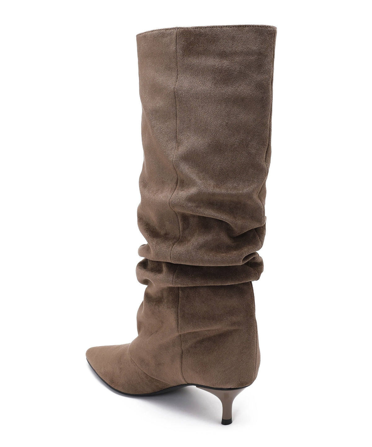 Brea | Stivali stiletto effetto scamosciato cammello
