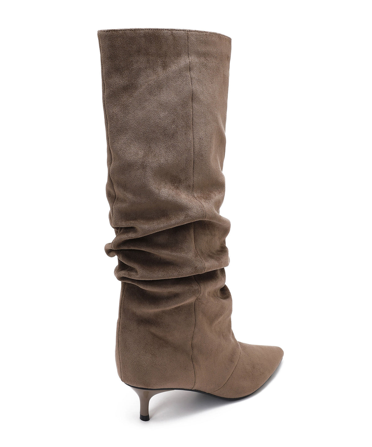 Brea | Stivali stiletto effetto scamosciato cammello