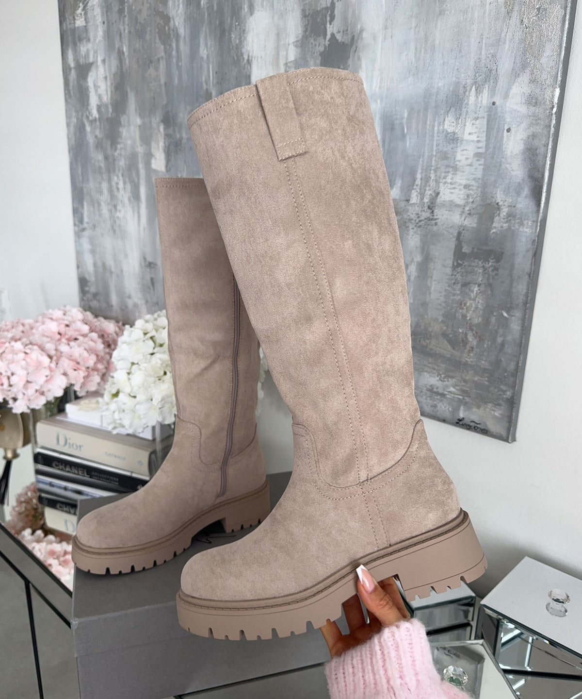 Chira | Stivali foderati beige
