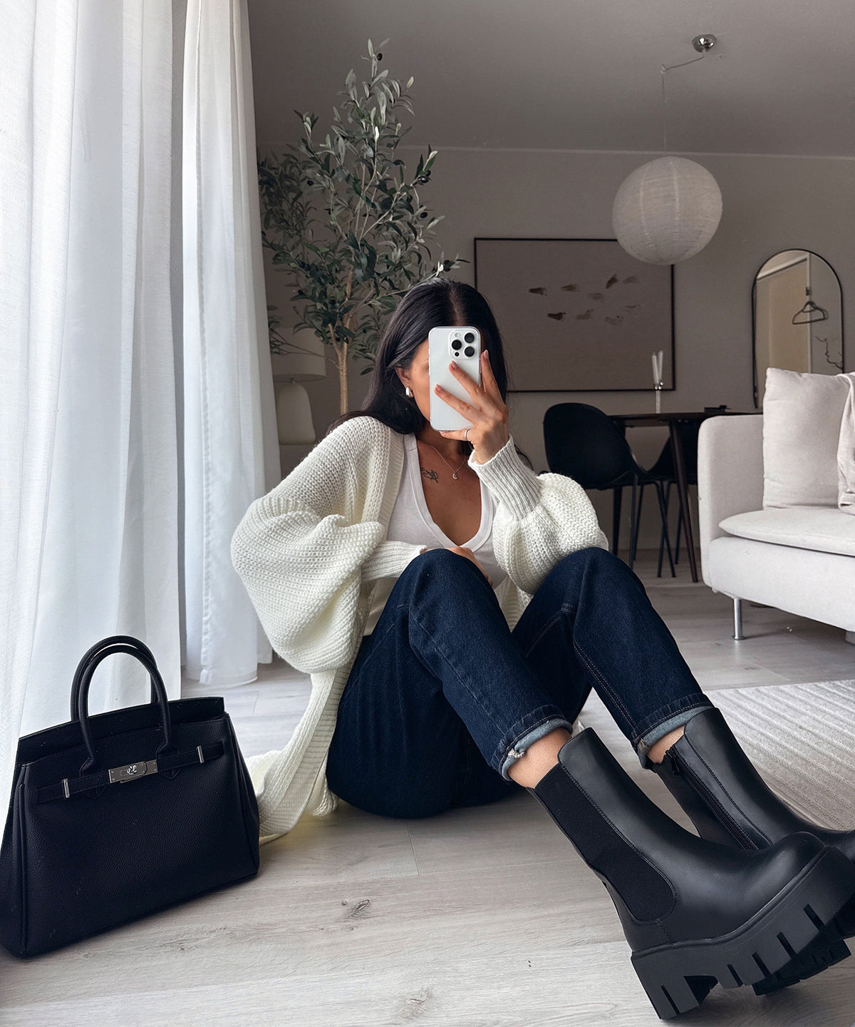Jeanine | Stivaletti foderati neri