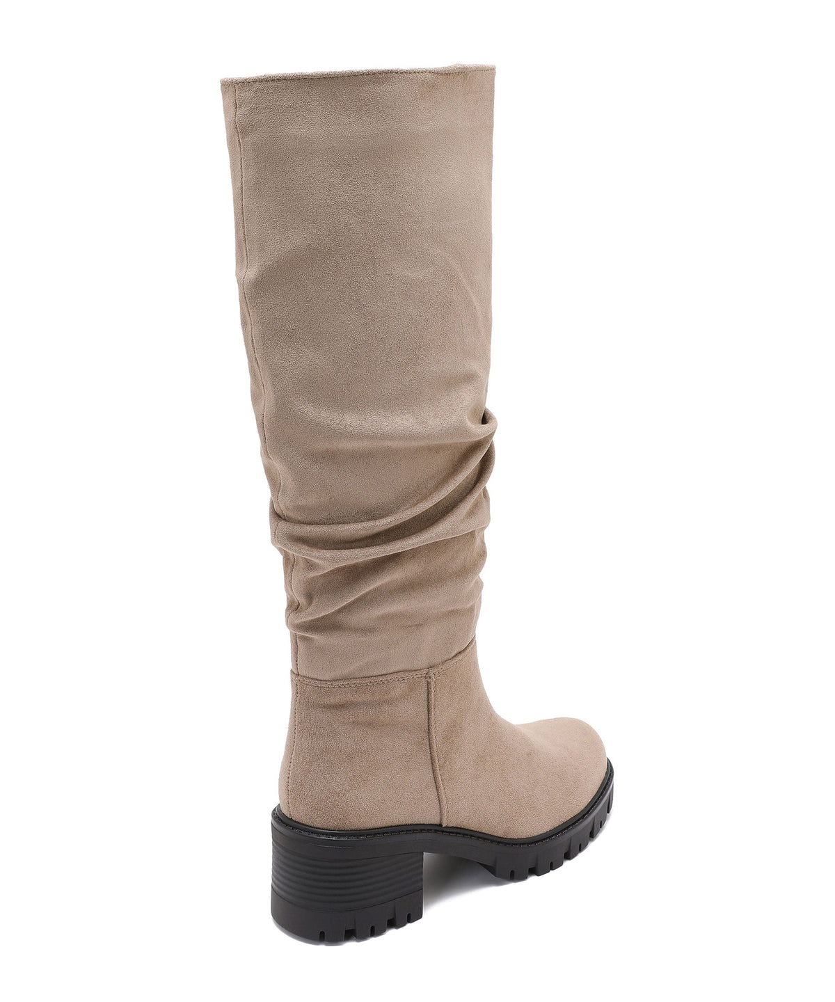 Fawn | Stivali effetto scamosciato beige