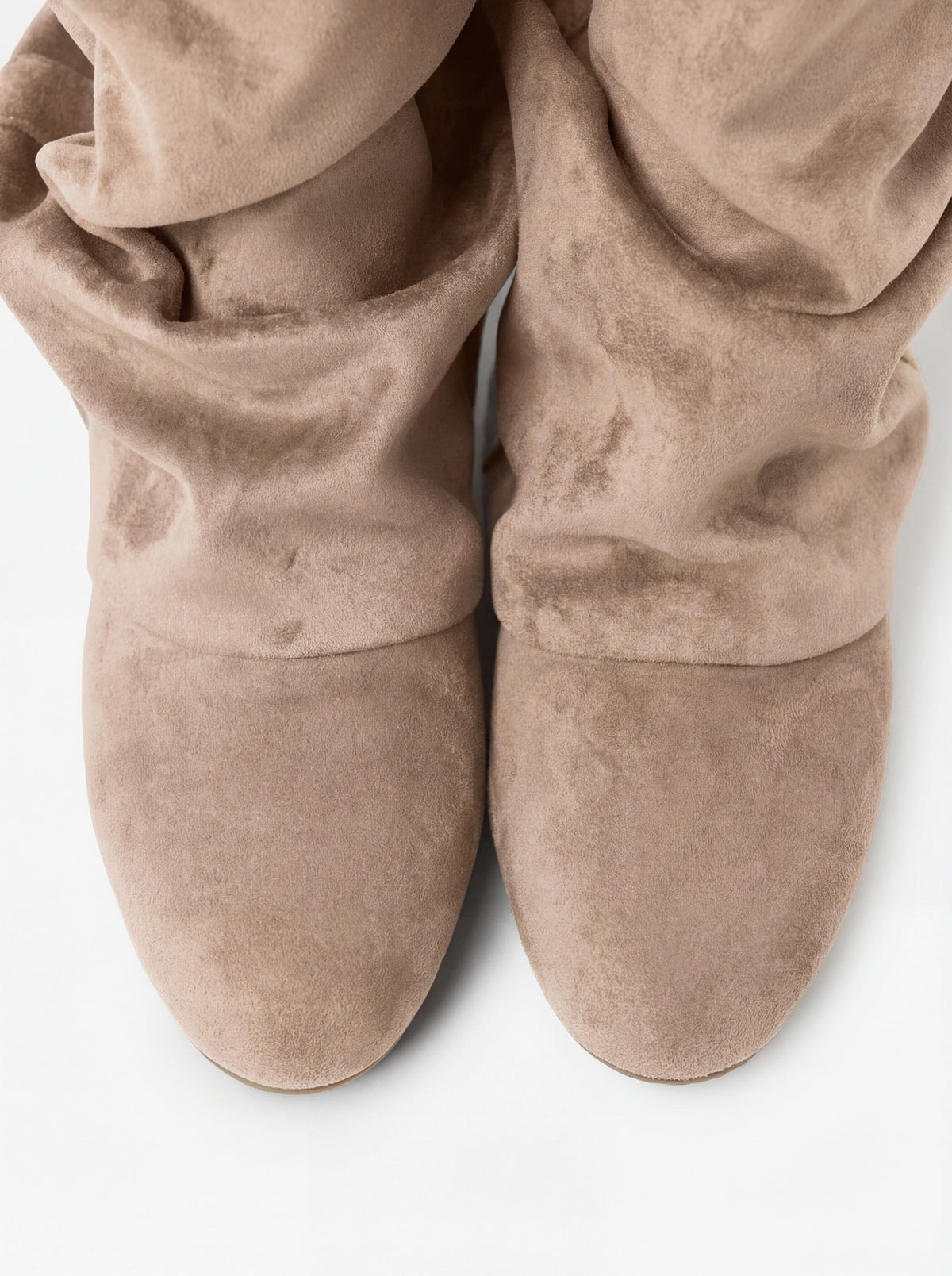 Stivali Emilia morbidi in camoscio - Beige