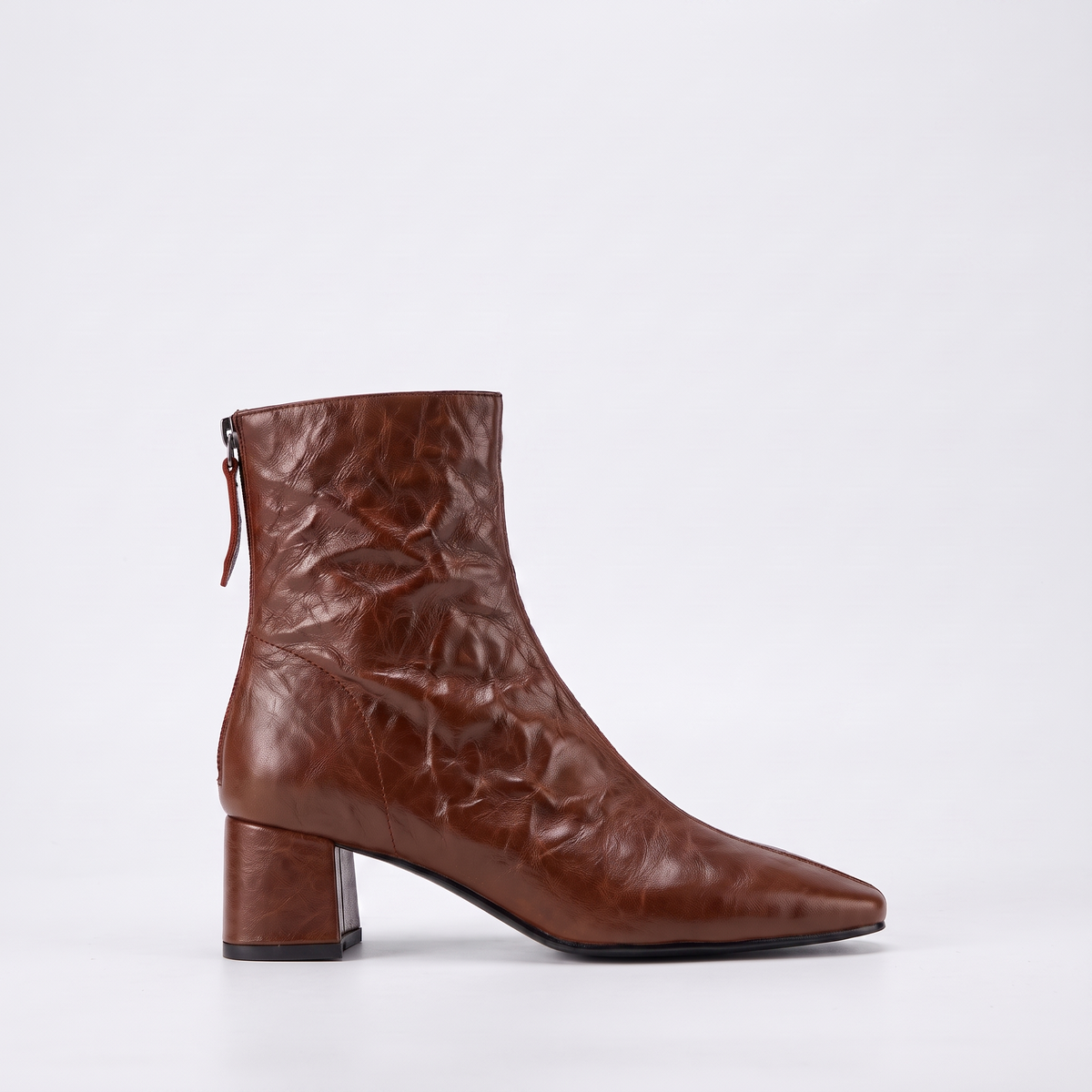 Estel Genuine Leather Boots Marrone