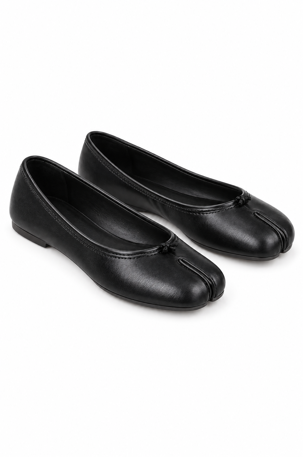 Ballerine tabi nere - paio vista tre quarti