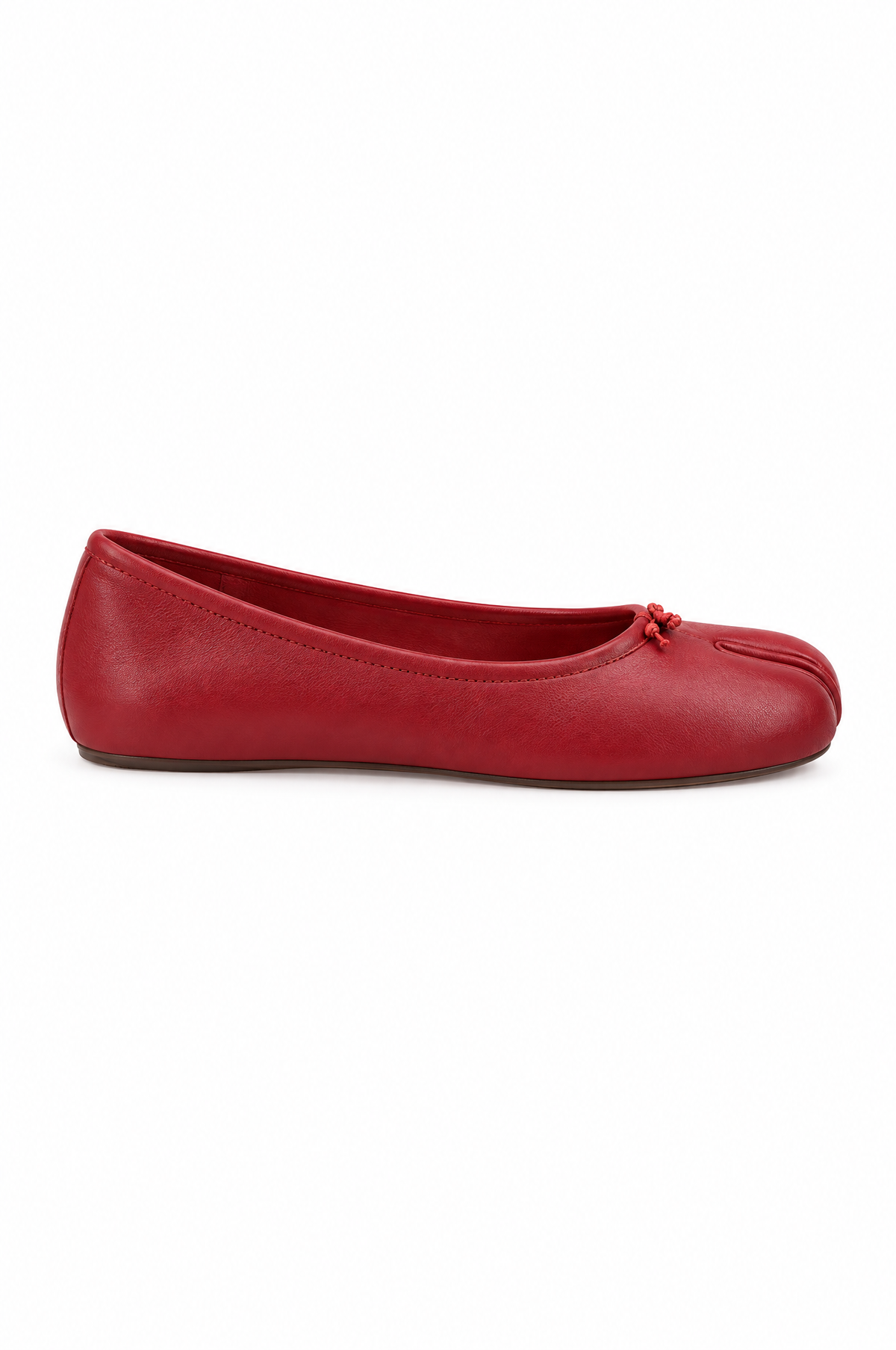 Ballerina tabi rossa - profilo laterale