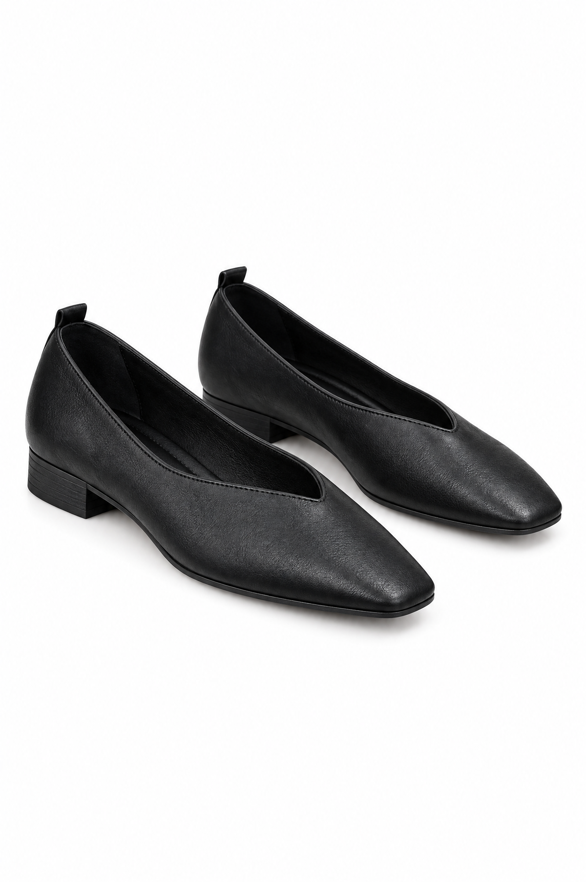 Ballerine nere - paio vista tre quarti