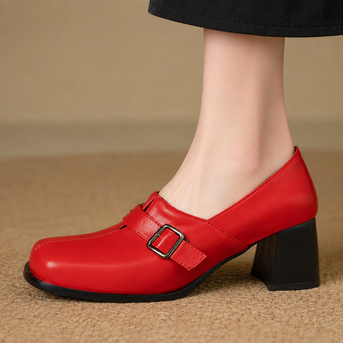Norah | Scarpe in vera pelle con fibbia