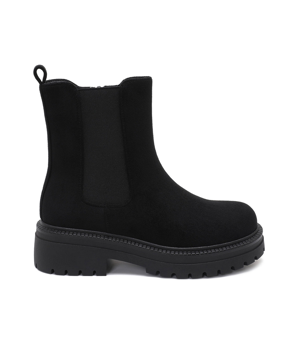 Lania | Chelsea boots effetto scamosciato neri