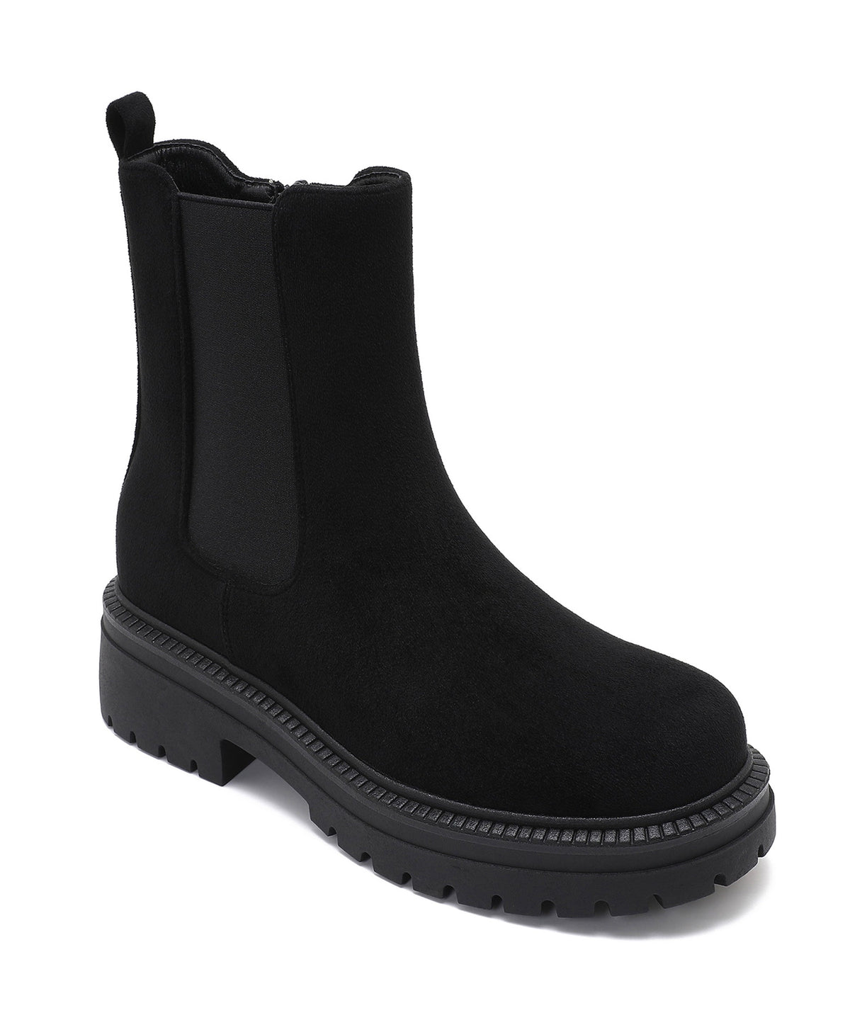 Lania | Chelsea boots effetto scamosciato neri