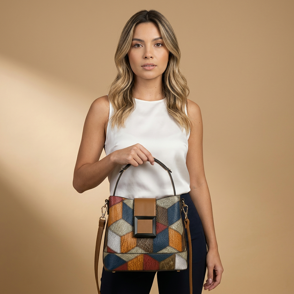 Bolso Cruzado con Correa de Cadena