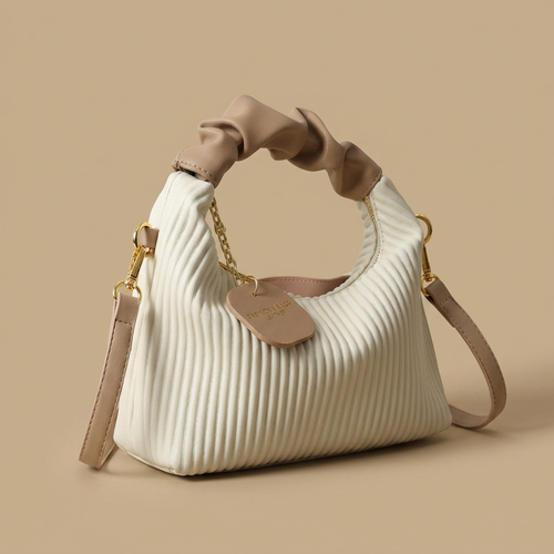 Bolso Cruzado con Asa Plisada