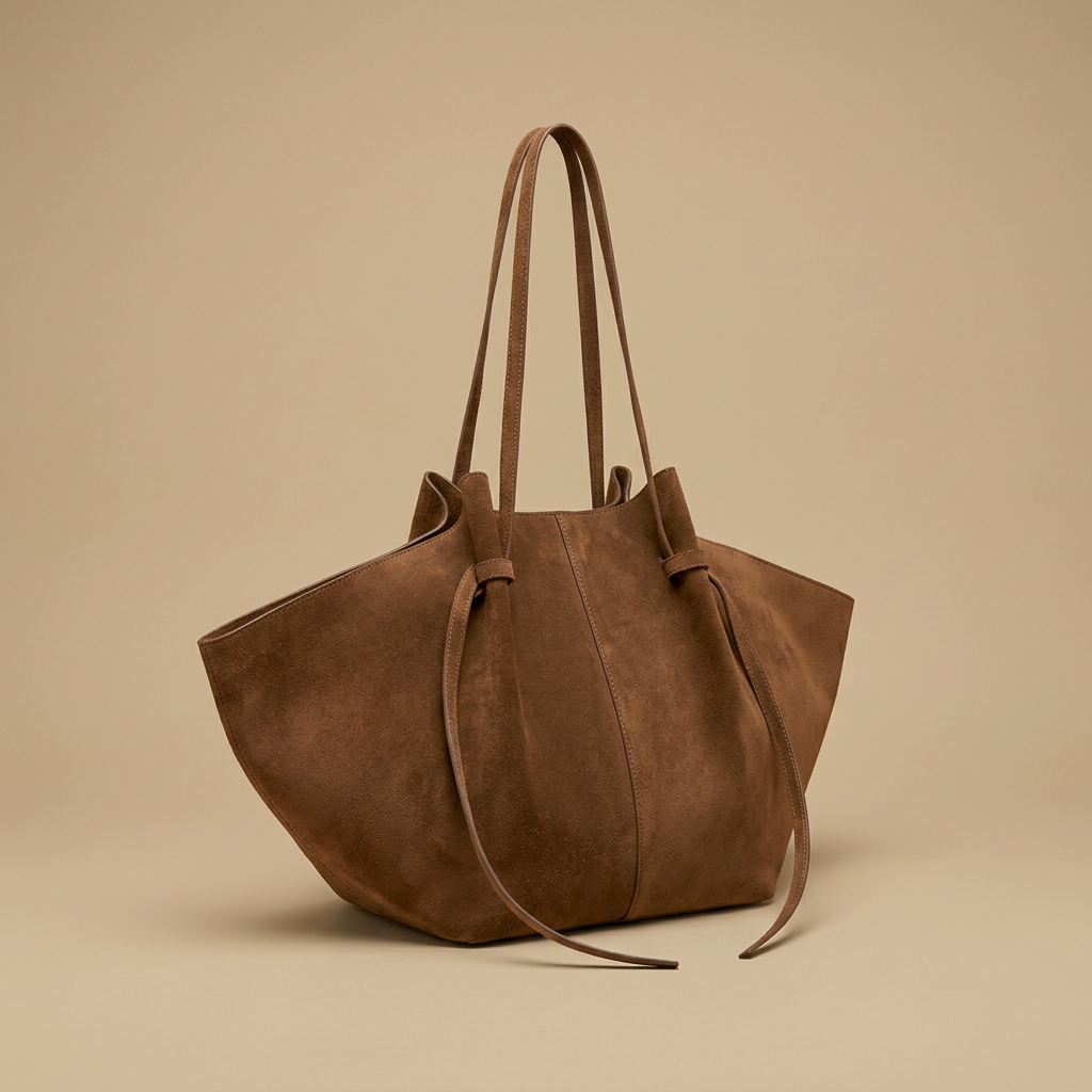 Bolso Tote con Detalle de Corbata
