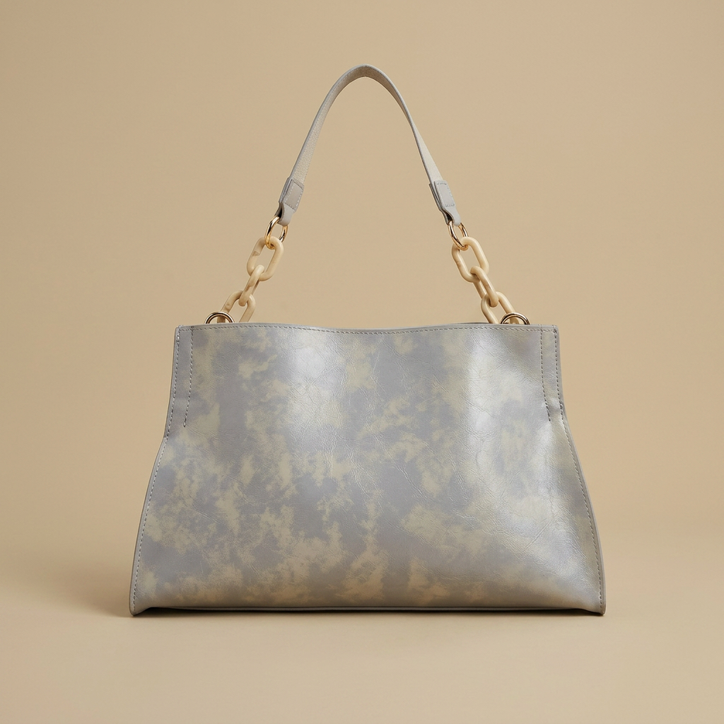 Bolso de Hombro con Correas de Cadena