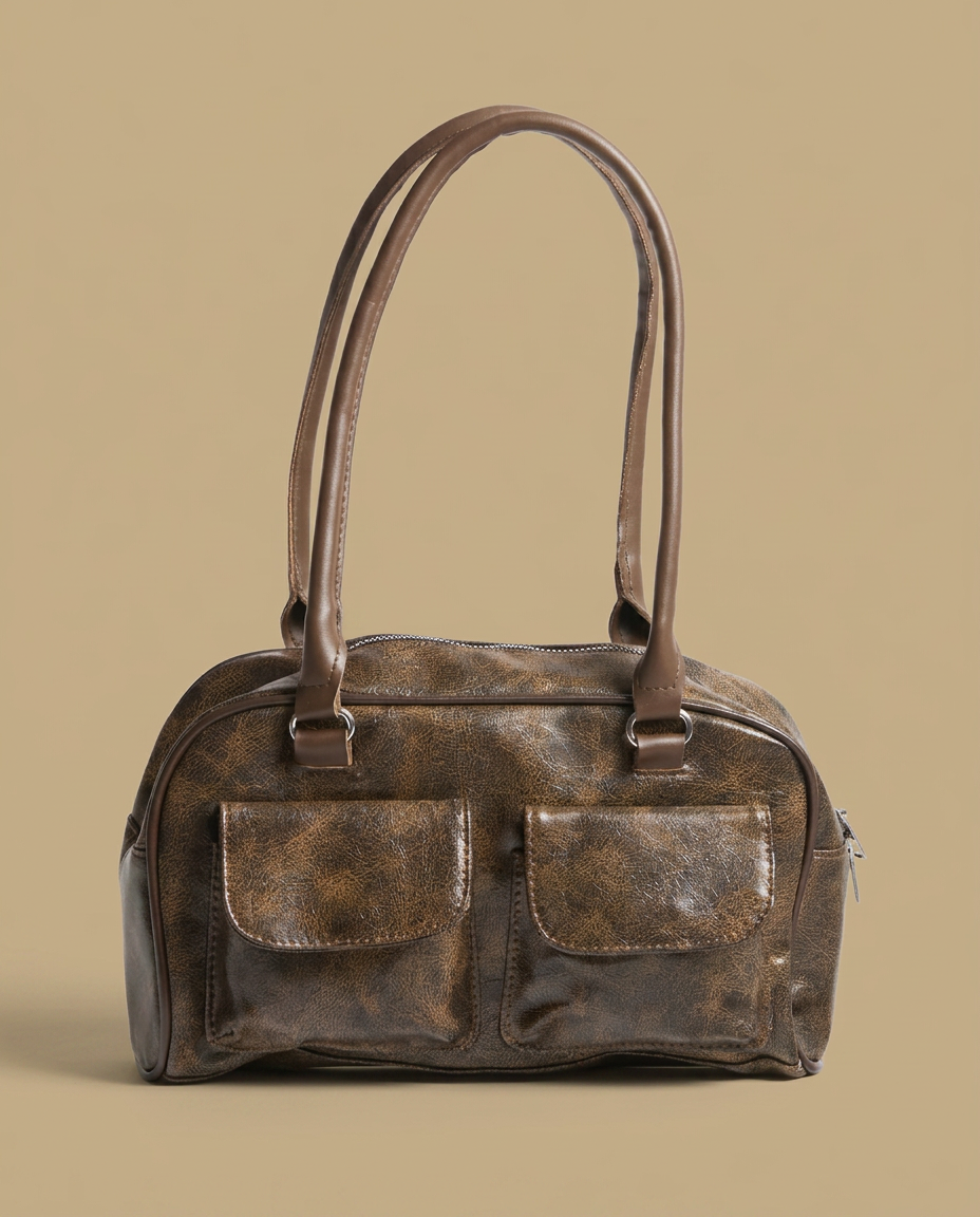 Bolso de Hombro con Duales Bolsillos